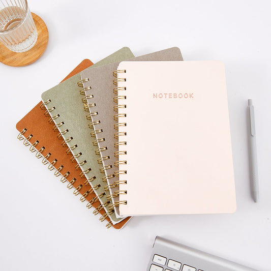 Eco-Friendly Kraft Spiral Notebooks